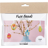 Creativ Company Mini-Hobby-Set Bügelperlen, hängende Eierdekorationen, verschiedene Farben, 1 Box