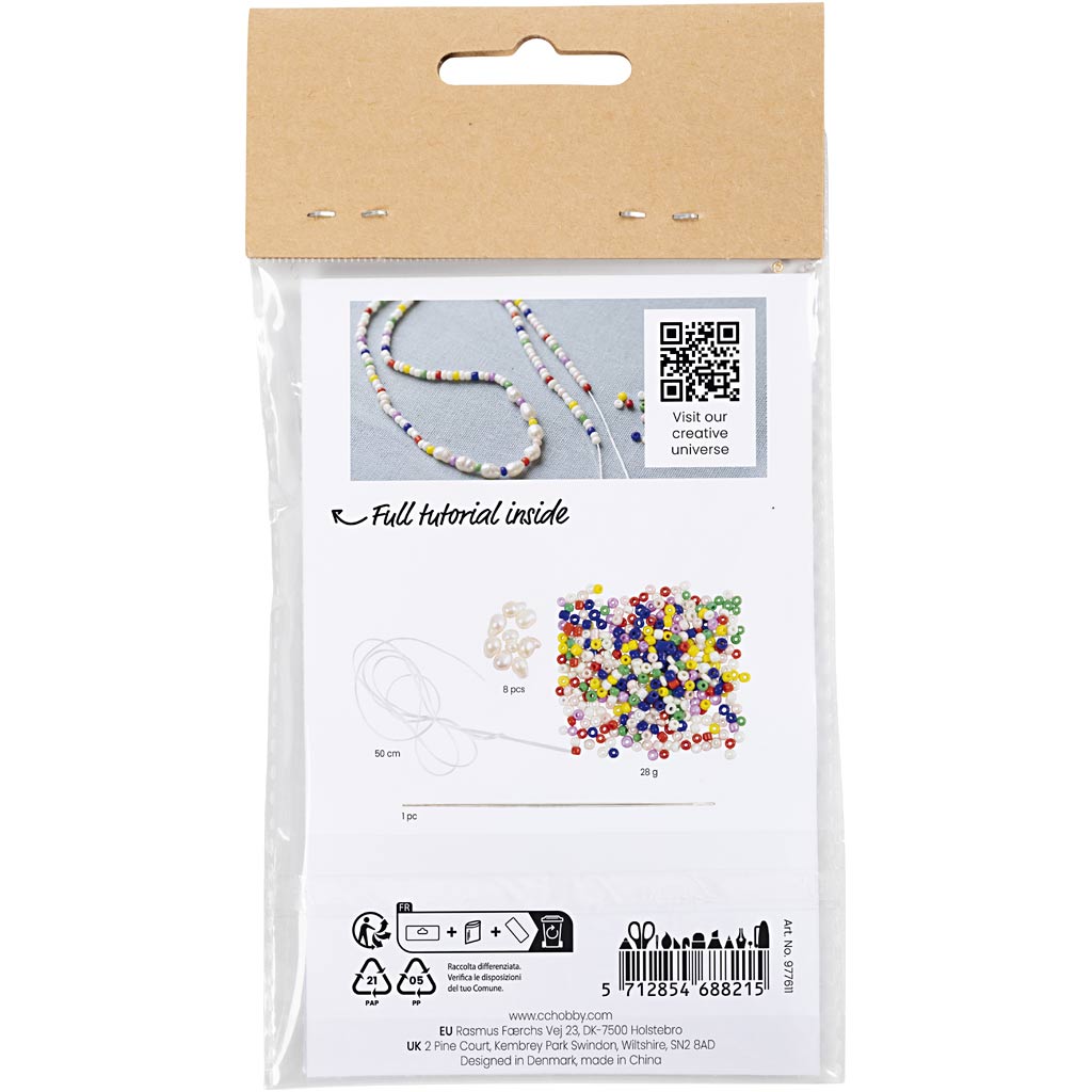 Kreativfirma Mini Hobbyset Schmuck Süßwasserperlenketten