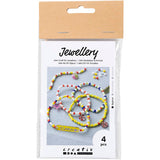 Creativ Company Mini Hobbyset Schmuck Schrumpf Filmarmbänder Gelb gelb