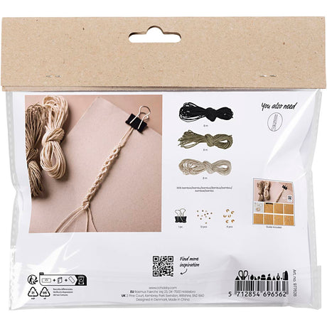 Https: www.cchobby.nl mini-hobbyset-macrame-bracelet-black-olive brown-sand color-1-box