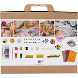 Creativ Company Maxi-Kreativbox lustige Monster, verschiedene Farben, 1 Box