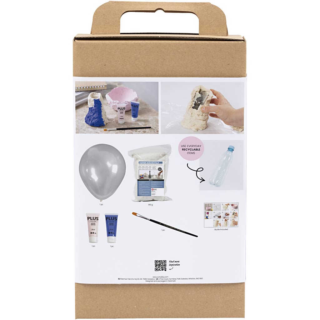 Creativ Company Modellbau-Hobby-Set, Vase und Schale, 1 Box