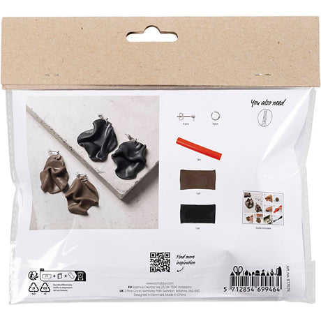 Creativ Company Mini-Hobby-Set Schmuck, gebogene Ohrringe, 1 Box
