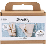 Creativ Company Mini-Hobby-Set, Schmuck, Kristallhalskette und Ohrringe, 1 Box