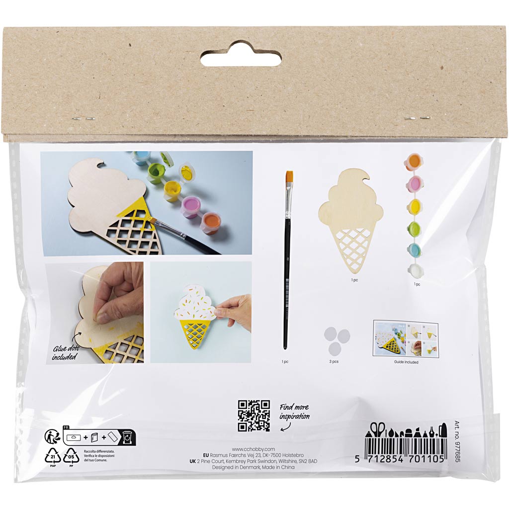 Https: www.cchobby.nl mini-hobbyset-painting-ice-cream-cone-various-colours-1-box