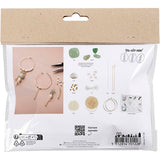 Creativ Company Mini-Hobby-Set Schmuck, Aventurin-Mix-Armband und Ohrringe, 1 Box