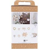 Creativ Company Hobby-Set Papierkunst, Kranz, weiß, hellnatur, 1 Box