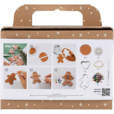 Creativ Company Modellbau-Hobby-Set, kleine Tortenfiguren, mittelbraun, 1 Box