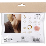 Creativ Company Mini-Hobby-Set Schmuck, Halsketten und Ohrringe, glänzend, 1 Box