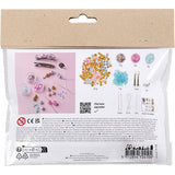 Creativ Company Mini-Hobby-Set, Schmuck, Halskette, Armband, Clips, Brosche, Blau, Hellblau, Pastellrosa, 1 Box