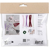 Creativ Company Mini-Hobby-Set Lilienblüten aus Chenilledraht hellrosa