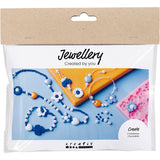 Creativ Company Mini-Hobby-Set Schmuck, Blumen, verschiedene Farben, 1 Box