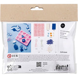 Creativ Company Mini-Hobby-Set Schmuck, Blumen, verschiedene Farben, 1 Box