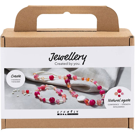 Kreativunternehmen https: www.cchobby.nl mini-hobbyset-jewelry-necklace-and-bracelet-pink-1-box