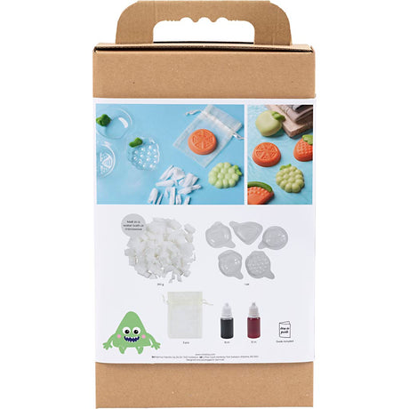 Creativ Company Seifenherstellungs-Hobbyset, Obst, Grün, Orange, 1 Box