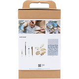 Creativ Company Hobby-Set Decoupage, Austernschalen, blau, 1 Box