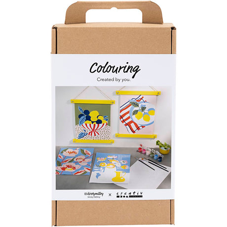 Creativ Company Hobby-Set Farben, Malen nach Zahlen, Acrylfarbe, 1 Box