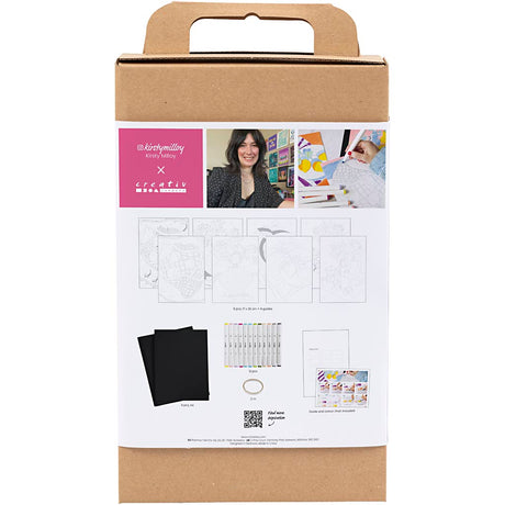 Creativ Company Hobby-Set Farben, Malen nach Zahlen, Textmarker, 1 Box