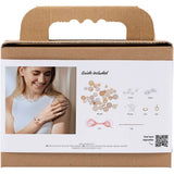 Creativ Company Mini-Hobby-Set Schmuck, Halsketten und Armband, rosa, 1 Box