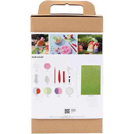 Creativ Company Hobby-Set Elfenmodellierung in Pastellfarben