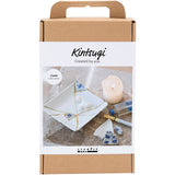 Creativ Company Hobby-Set Kintsugi, Schüssel, Blau, Gold, Weiß, 1 Box