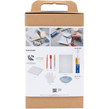 Creativ Company Hobby-Set Kintsugi, Schüssel, Blau, Gold, Weiß, 1 Box