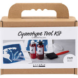Creativ Company Toolkit für Cyanotypie, Zubehör, blau, 1 Box