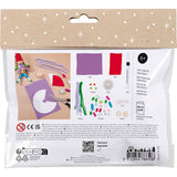 Creativ Company Mini-Hobby-Set Dekoration, Weihnachtszwerge, verschiedene Farben, 1 Box