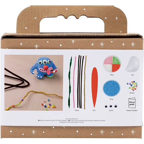 Creativ Company Mini-Hobbyset Bildhauerei, Rentiermonster, verschiedene Farben, 1 Box
