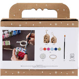 Creativ Company Mini-Hobby-Set Dekoration, Häuser, bunt, 1 Box