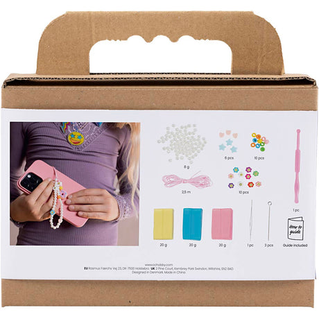 Creativ Company Mini-Hobby-Set Bildhauerei, mobiler Anhänger, verschiedene Farben, 1 Box