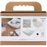 Creativ Company Mini-Hobby-Set Kerzenherstellung, Muscheln, Grau, gebrochenes Weiß, 1 Box