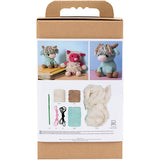 Creativ Company Hobby-Set Amigurumi, Kuh, Beige, Mint, 1 Box