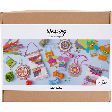 Creativ Company Webgruppen-Set, Wandhalterungen, Kleiderbügel, Eulen, Maus, verschiedene Farben, 1 Box