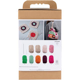 Creativ Company Häkel-Hobby-Set, Tasche, bunt, creme, 1 Box