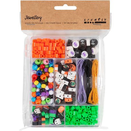 Creativ Company Kreativbox Schmuck, Halloween, Halloweenfarben, 1 Box