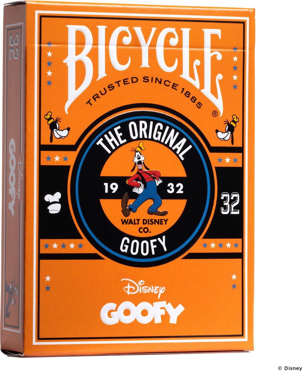 Bicycle Disney Classic Goofy – Premium-Spielkarten – Poker – Sammlerstück – Kreativ