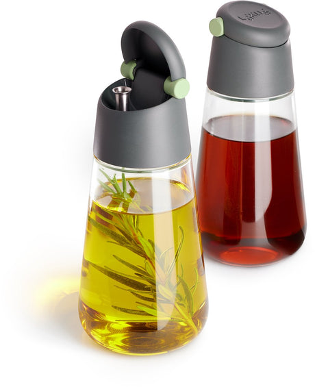 Lékué olie azijn dispenser - set van 2 - grey