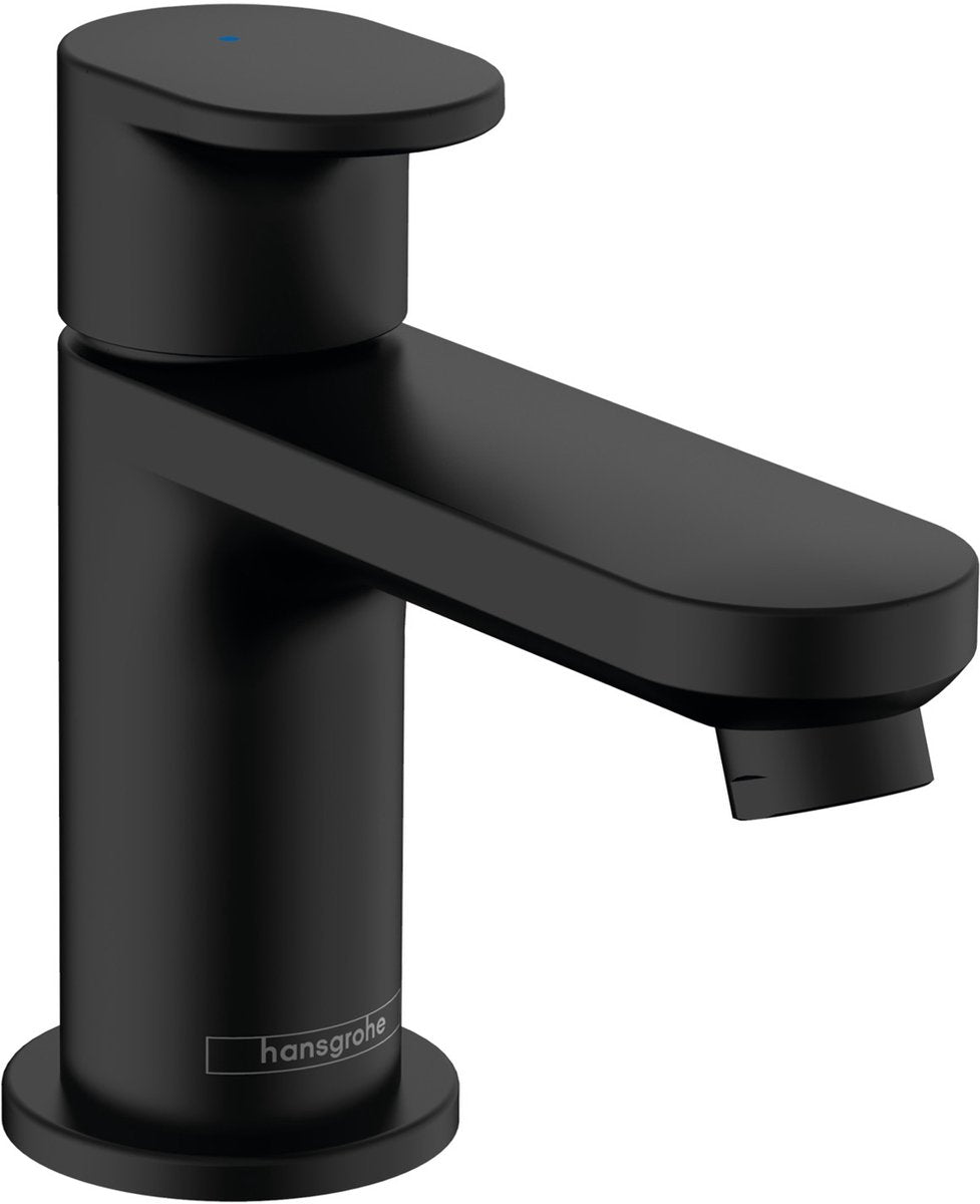 Hansgrohe Lackmischung - Brunnen - WC-Wasserhahn - ohne Ablaufgarnitur - 70mm Größe - für Kaltwasser - mattschwarz