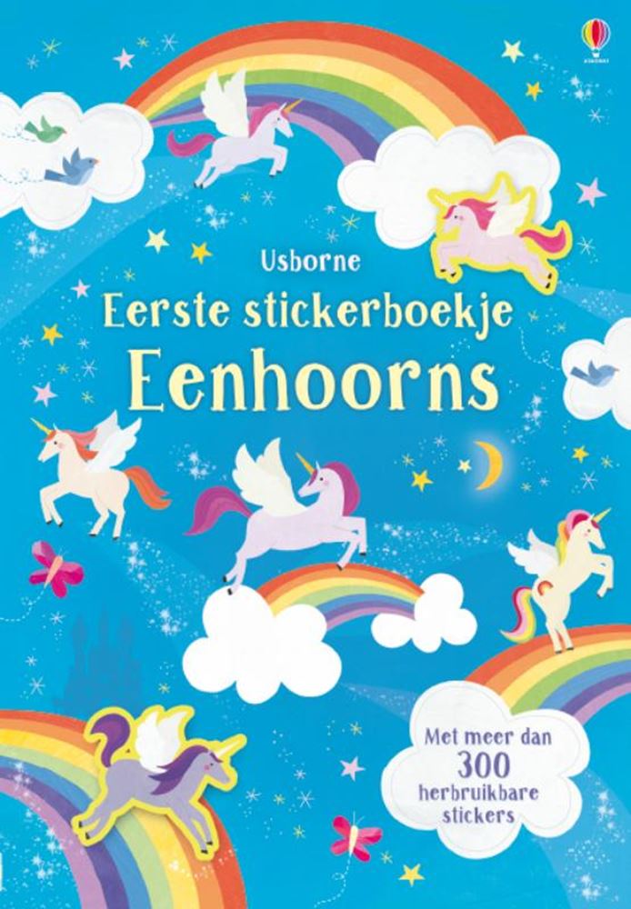 Erstes Stickerbuch von Central Book House – Einhörner