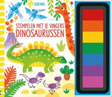 Mit den Fingern stempeln - Dinosaurier