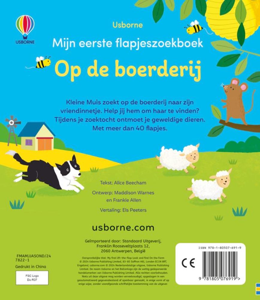 Usborne, mein erstes Flap-Suchbuch: The Farm