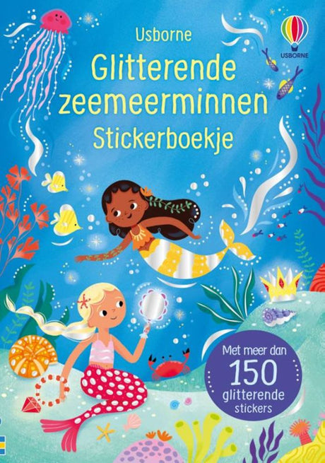 Glitzernde Meerjungfrauen. Aufkleberbuch.