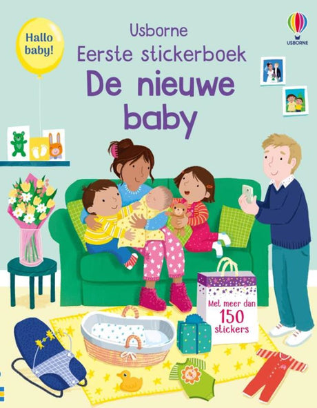 Das neue Baby. Aufkleberbuch. 3+