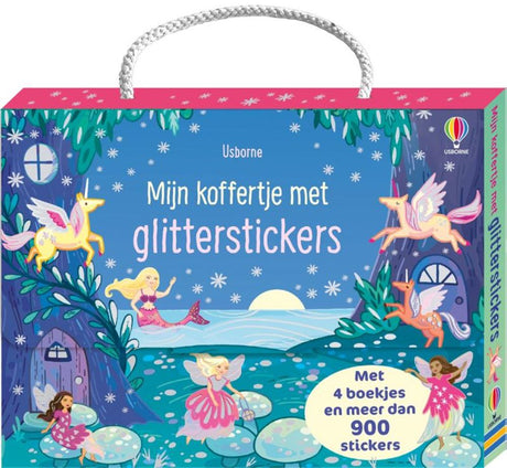 Mein Koffer mit Glitzeraufklebern 3+