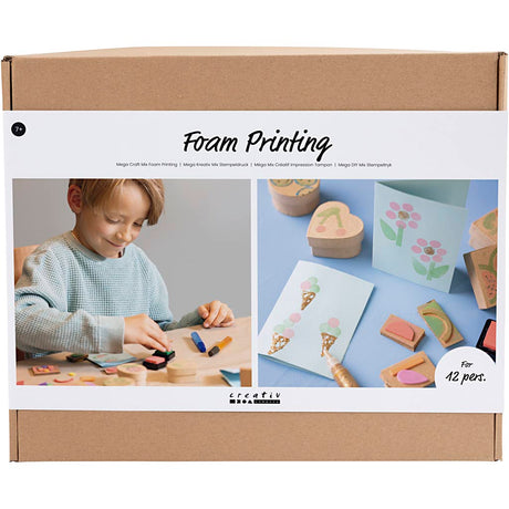 Kreativunternehmen https: www.cchobby.nl Group Set-Foam Printing-Cards-en-Dozen-1-Doos