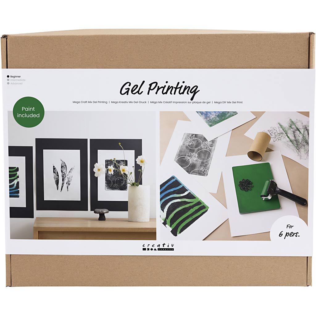 Creativ Firmengruppe Set Geldruck, bunte Drucke, 1 Box