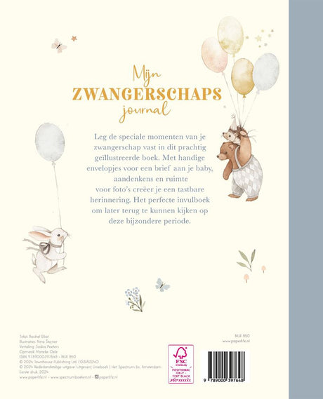 Paper life mijn zwangerschapsjournal volwassene | 2 stuks