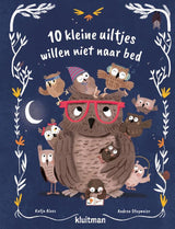 Verleger Kluitman Bilderbuch „10 kleine Eulen wollen nicht ins Bett gehen“.