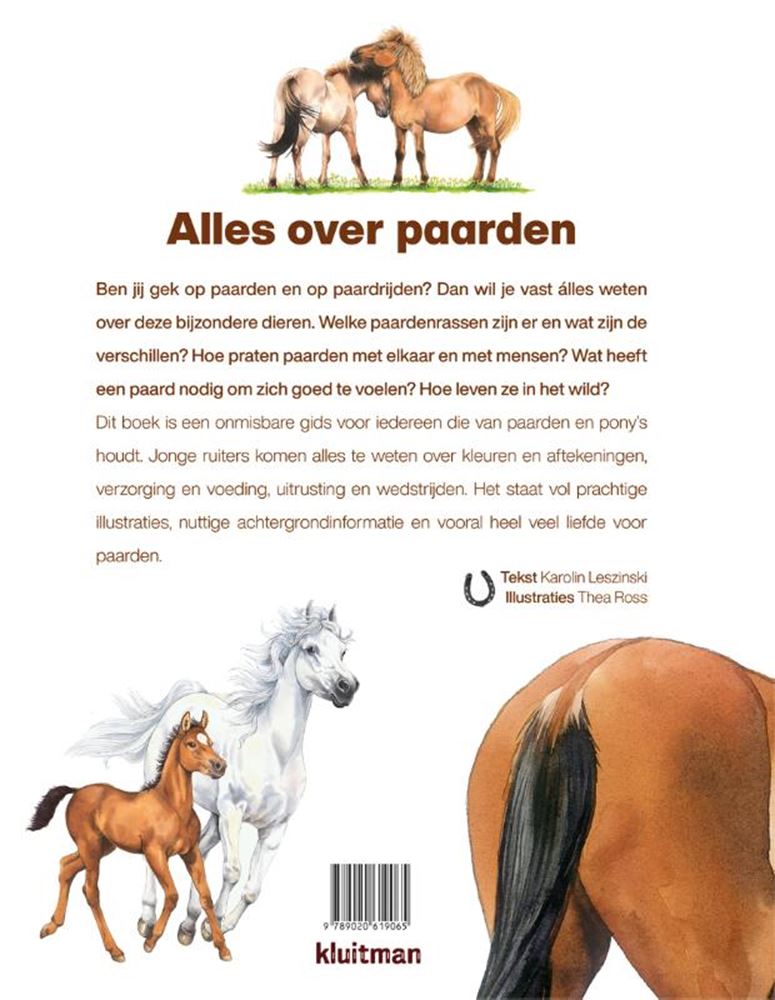 Kluitman Publishers alles über Pferde